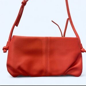 Classic Pink Leather Shoulder Bag - Small Like New Used Once Spring Summer